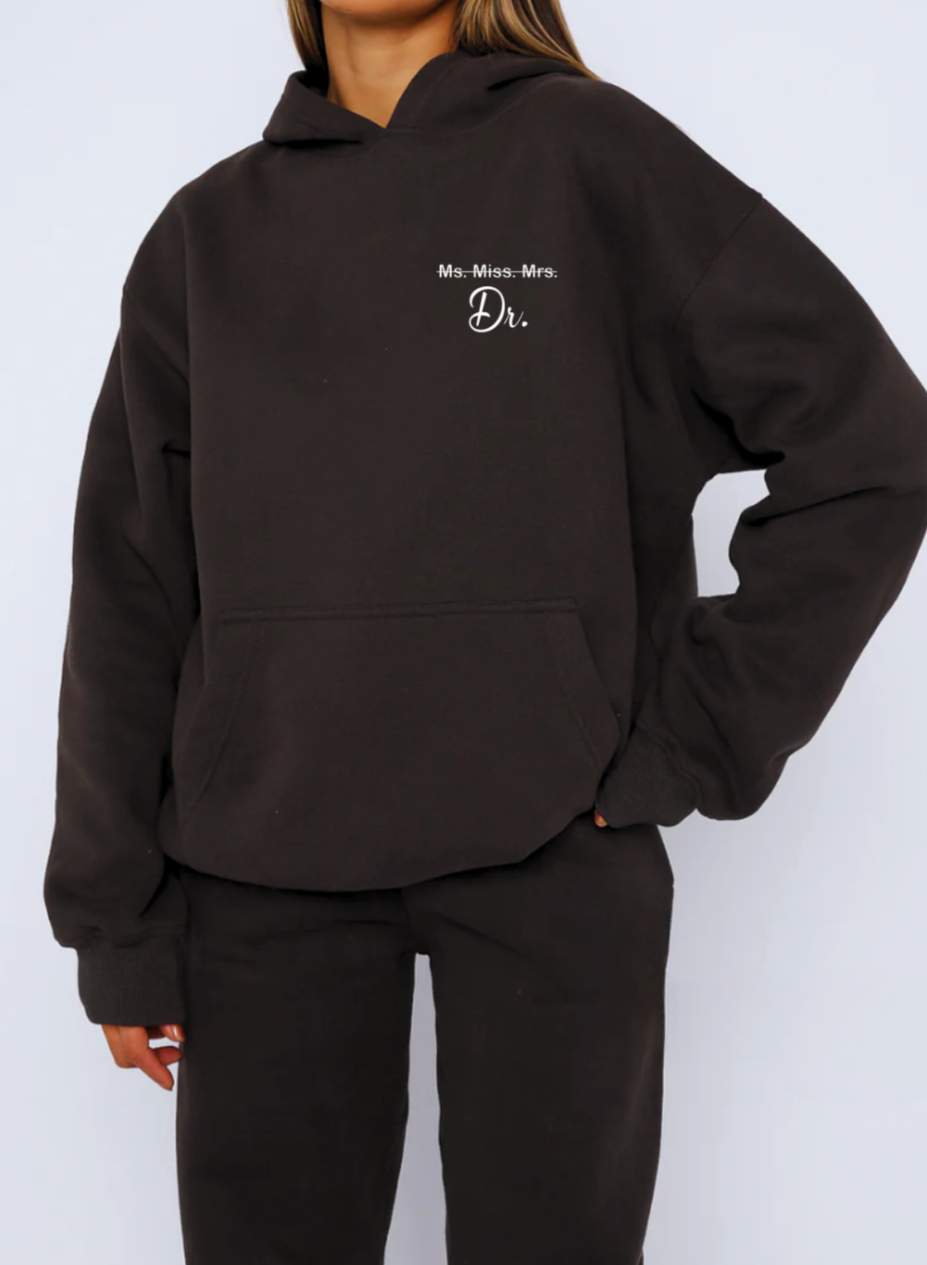 Mrs/Dr. Hooded Sweatshirt - Designs by Smiley