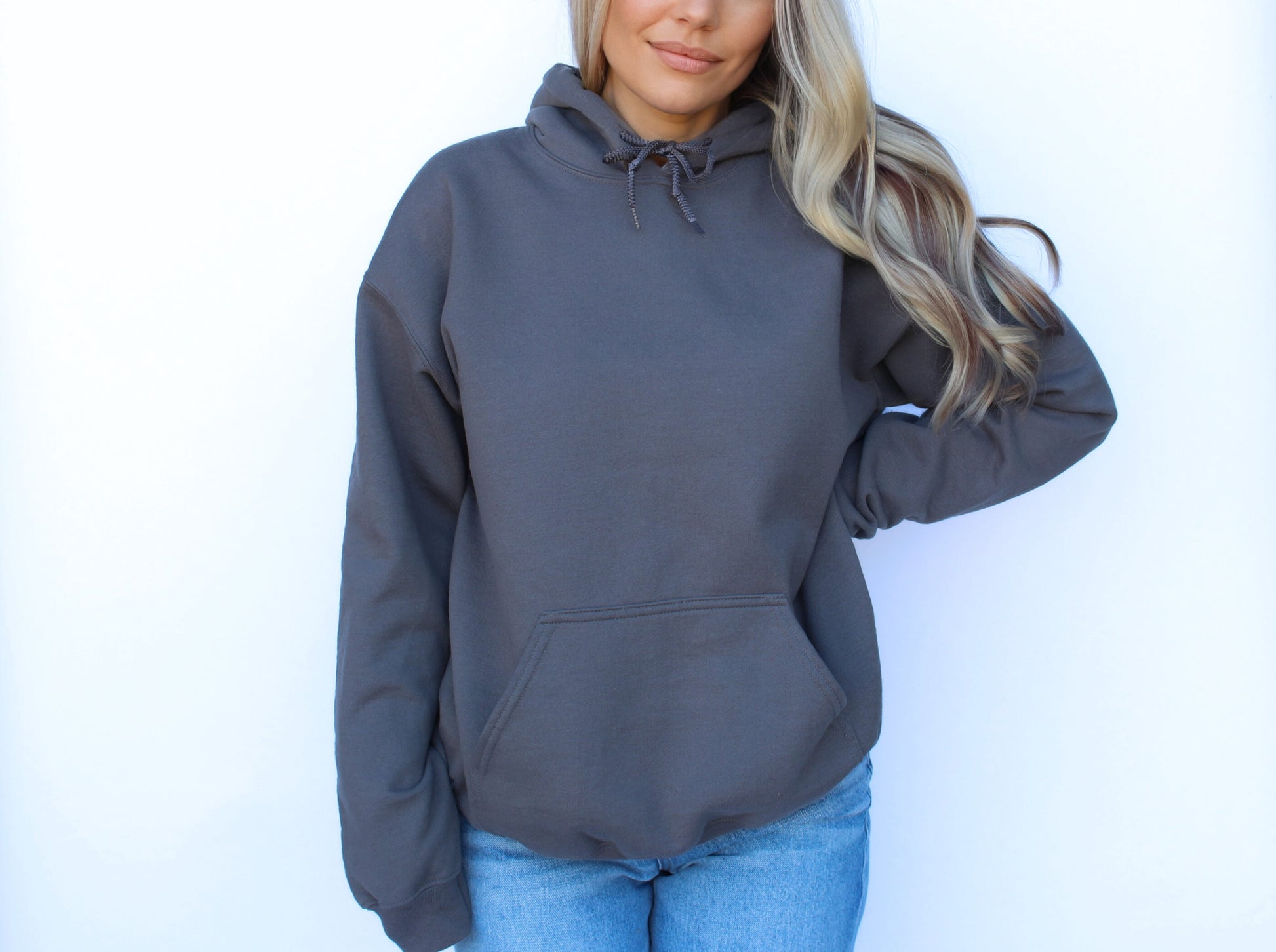 Customizable School Logo Hoodie (Unisex) - Large Centered - Designs by Smiley