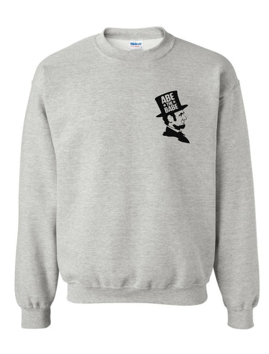 Abe the Babe Lightweight Unisex Crewneck - Designs by Smiley