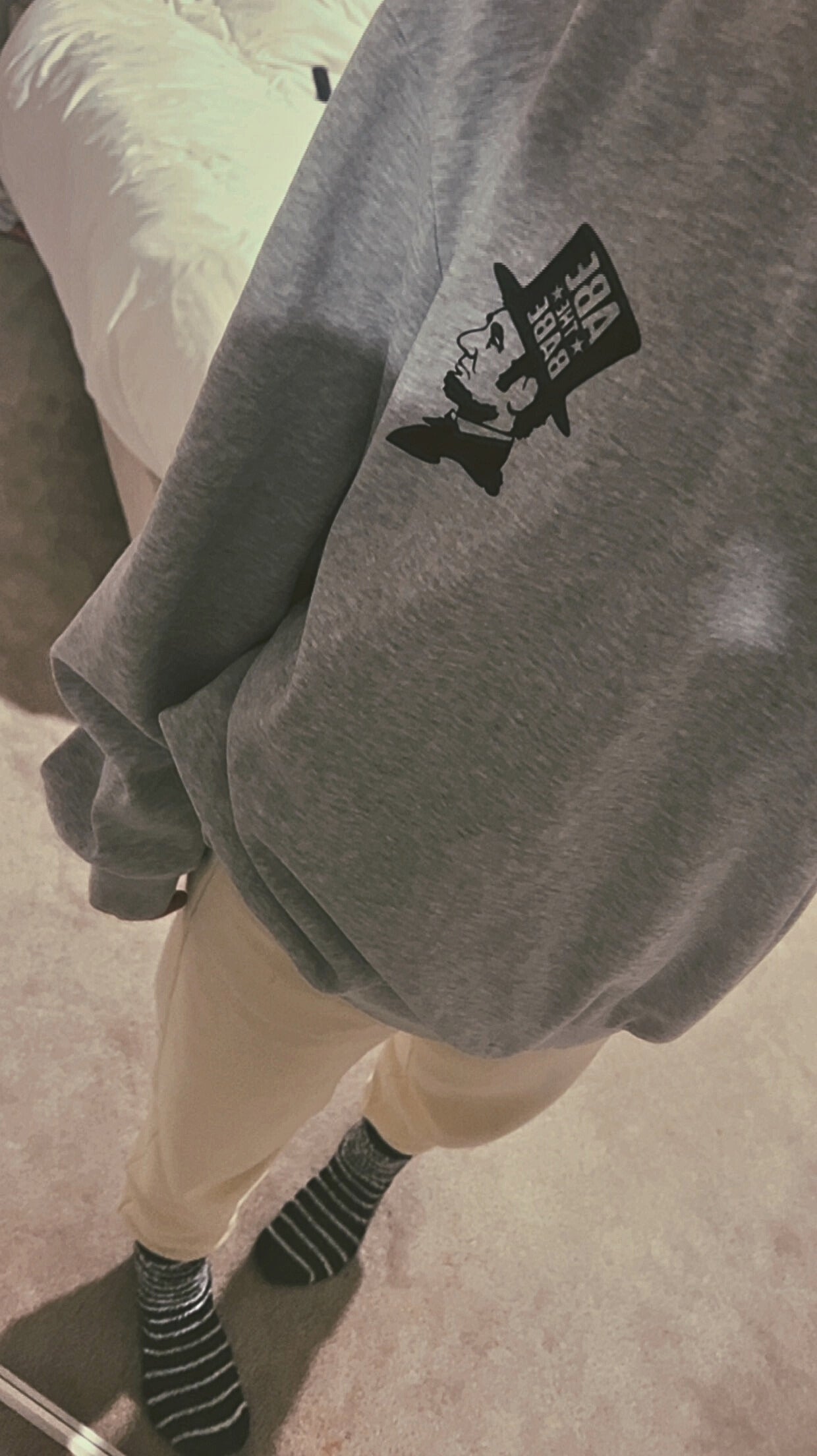 Abe the Babe Lightweight Unisex Crewneck - Designs by Smiley