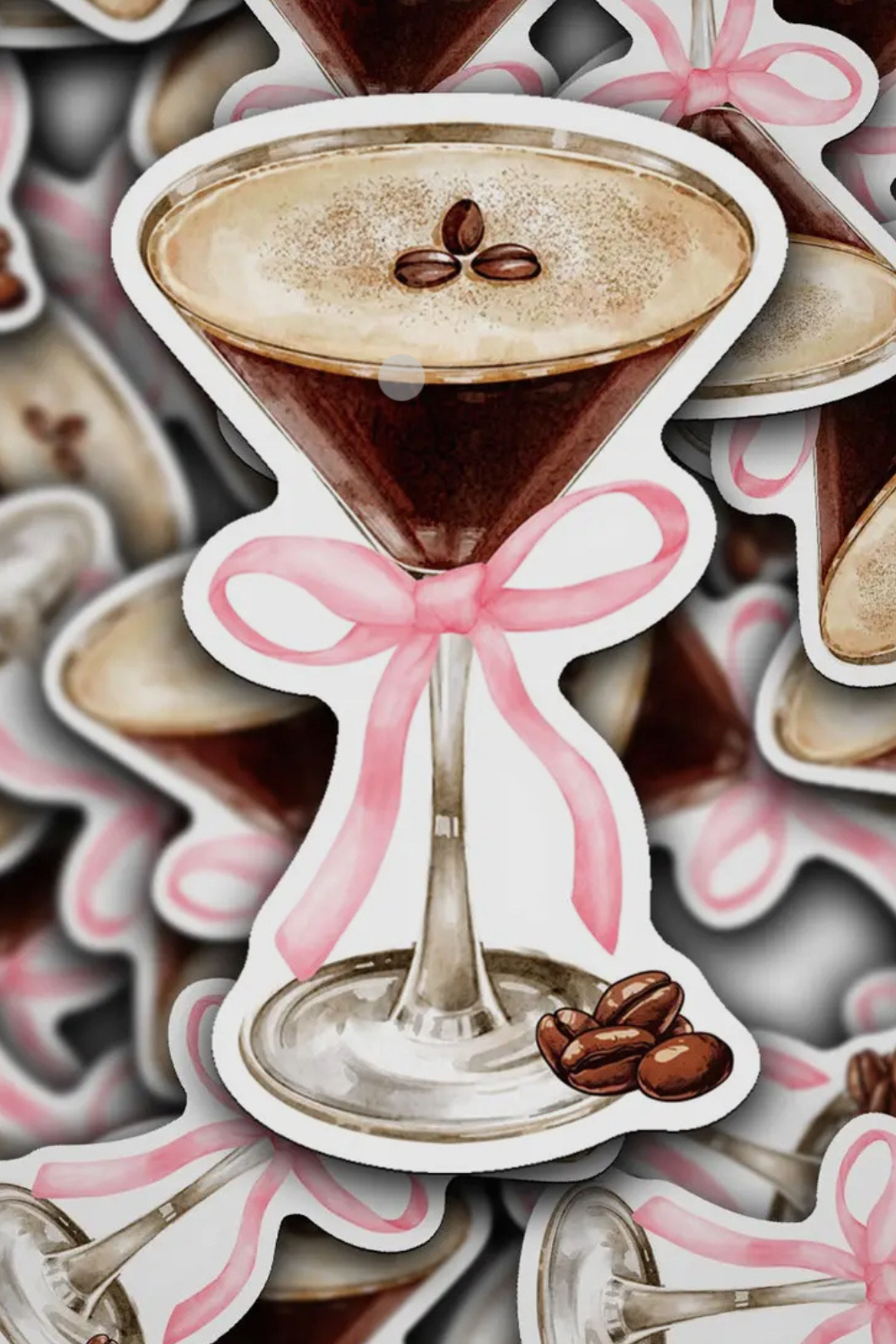 Espresso Martini Lover Waterproof Vinyl Sticker - Designs by Smiley