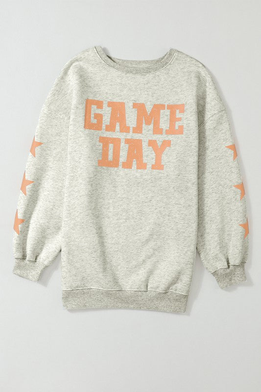 Game Day Star Sleeve Sweatshirt