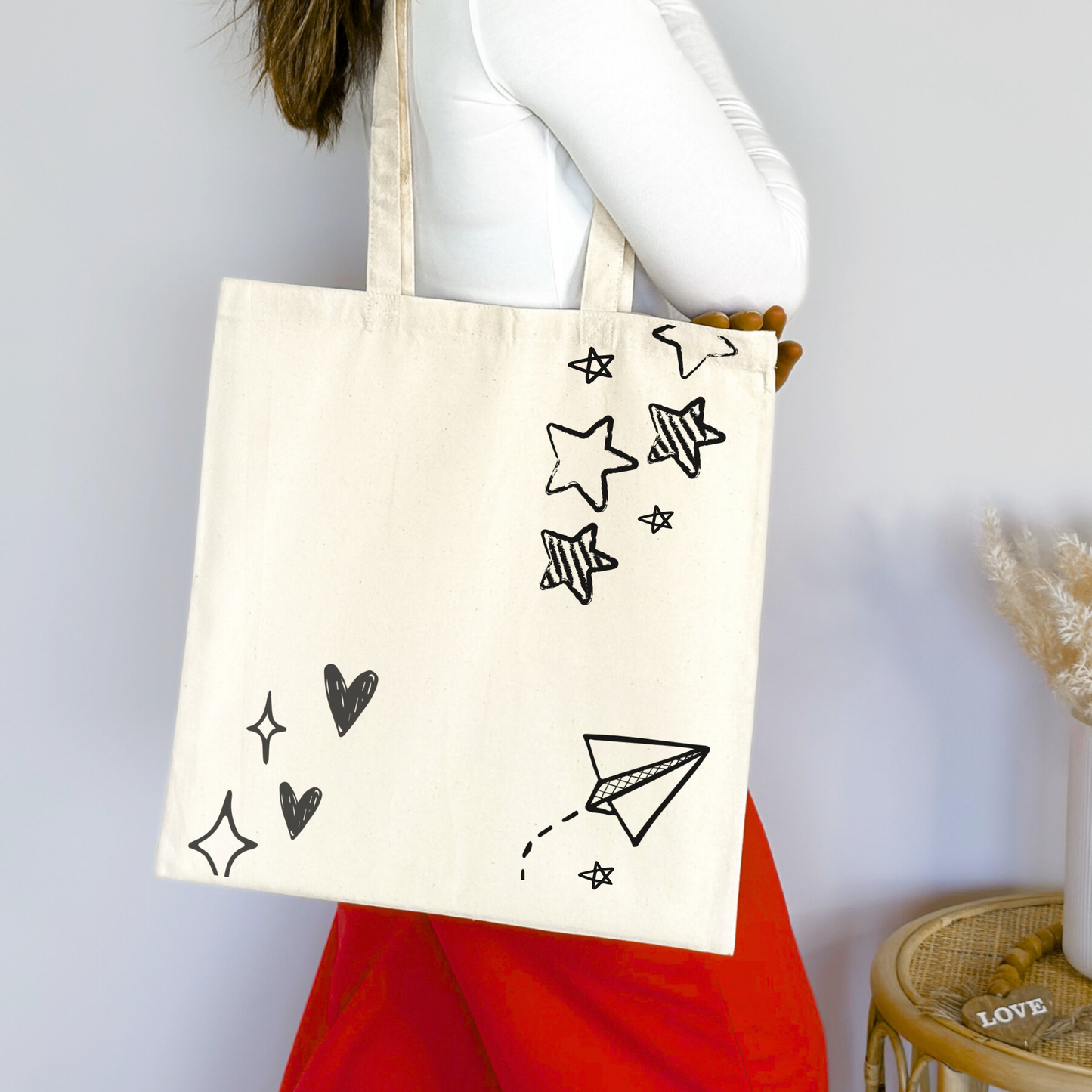 Playful Doodle Tote