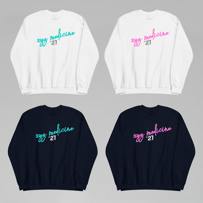 Retro Inspired Custom School Name Crewneck - Designs by Smiley