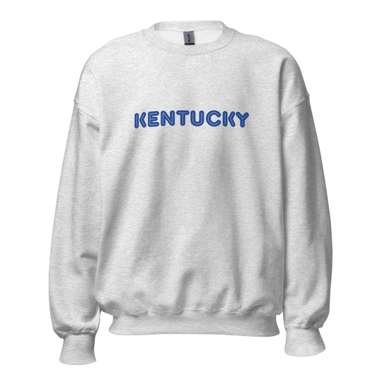 Kentucky Wildcats Bubble Letter Unisex Crewneck Sweatshirt
