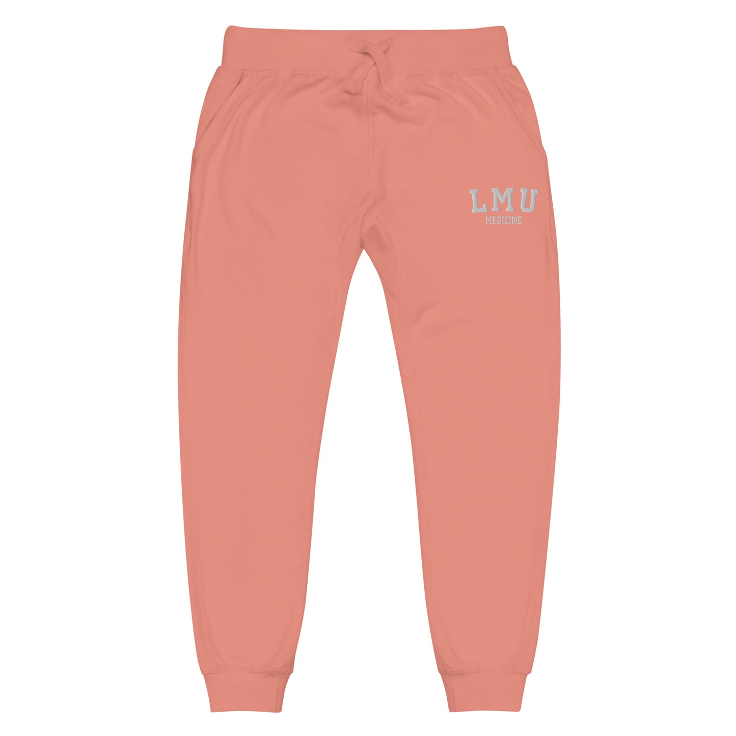 Embroidered School Name Fleece Sweatpants