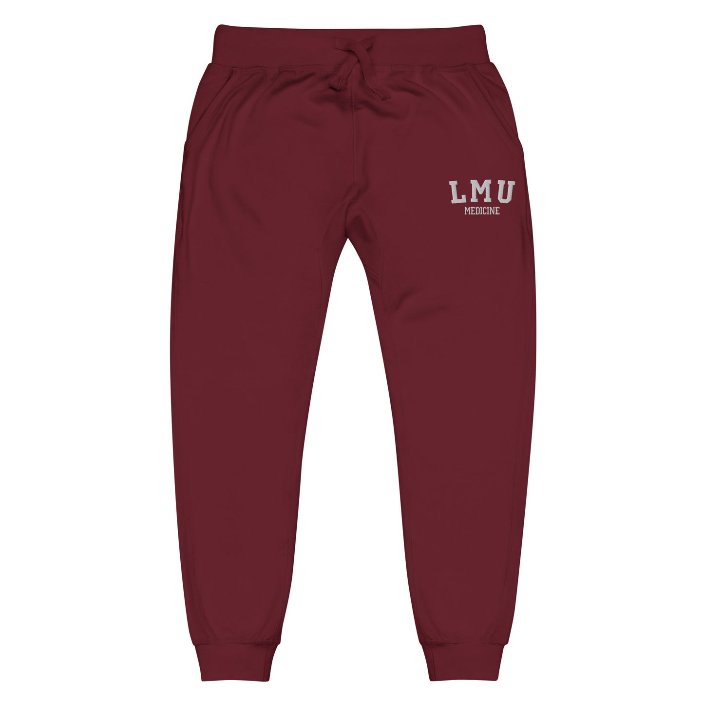 Embroidered School Name Fleece Sweatpants